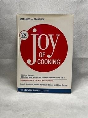 Joy of Cooking NY Times Bestseller 4500 Recipes Ultimate Cookbook 1132 Pages VG